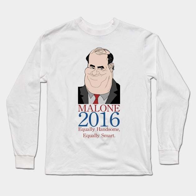 Kevin Malone 2016 Long Sleeve T-Shirt by joelthayer